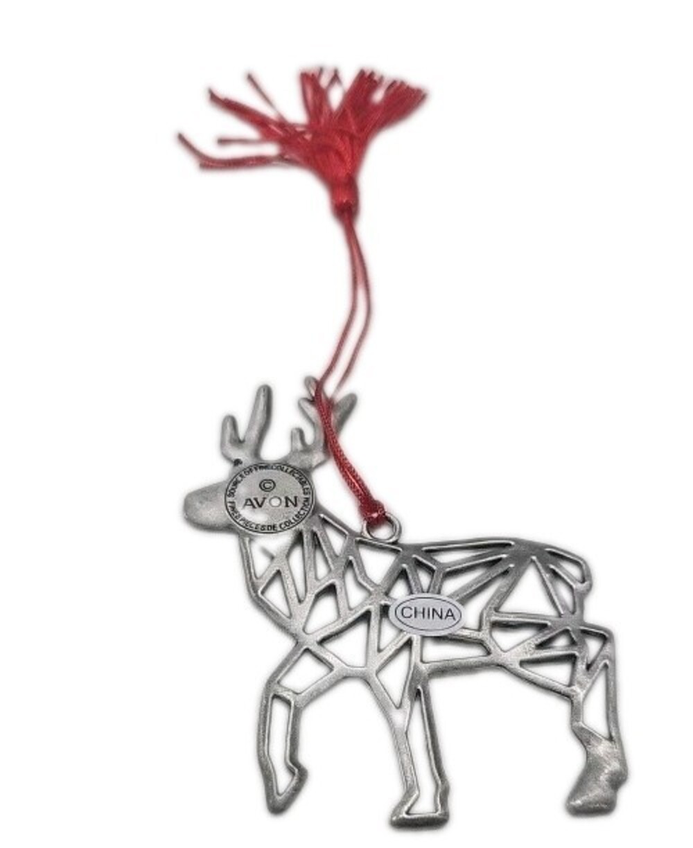 Vintage ( Avon Source of Fine Collectables ) Pewter - Deer Orament